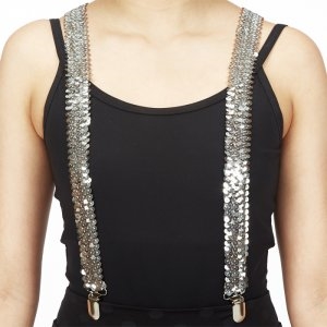 Glitter suspenders are the sparkly new trend set to take over